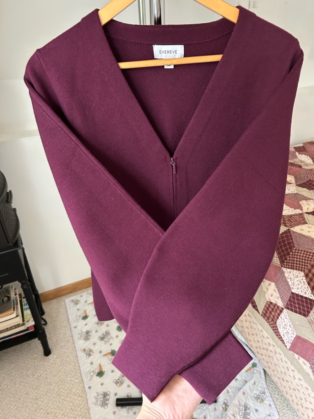 Evereve Knit Zip Sweater Jacket - Picture 3 of 8